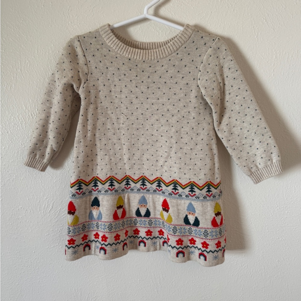 Hannah Anderson Baby Holiday Sweater Dress
